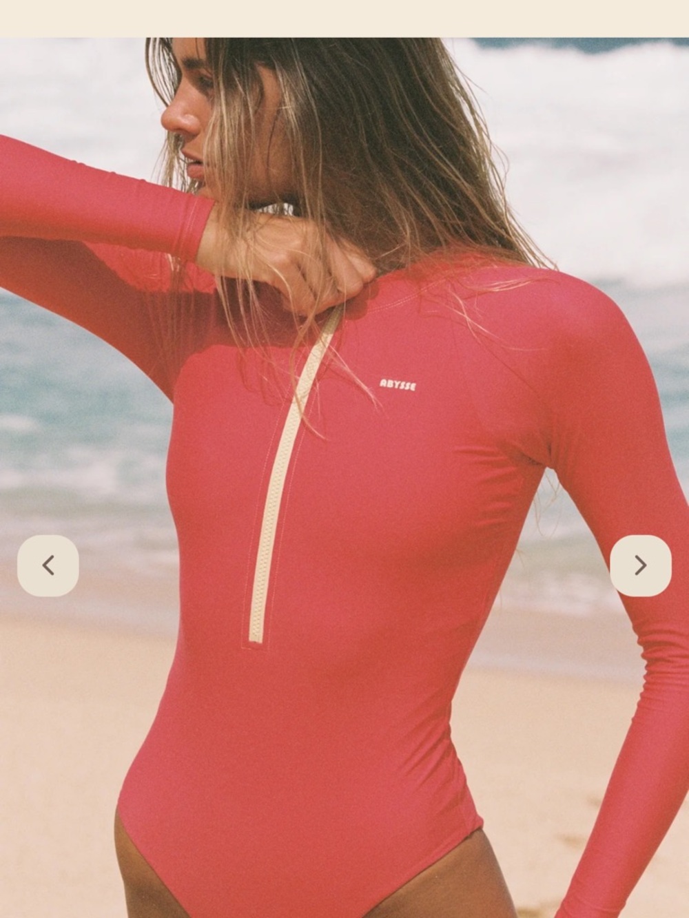 Abysse Bo Long Sleeve Surfsuit - Hibiscus NWT Medium